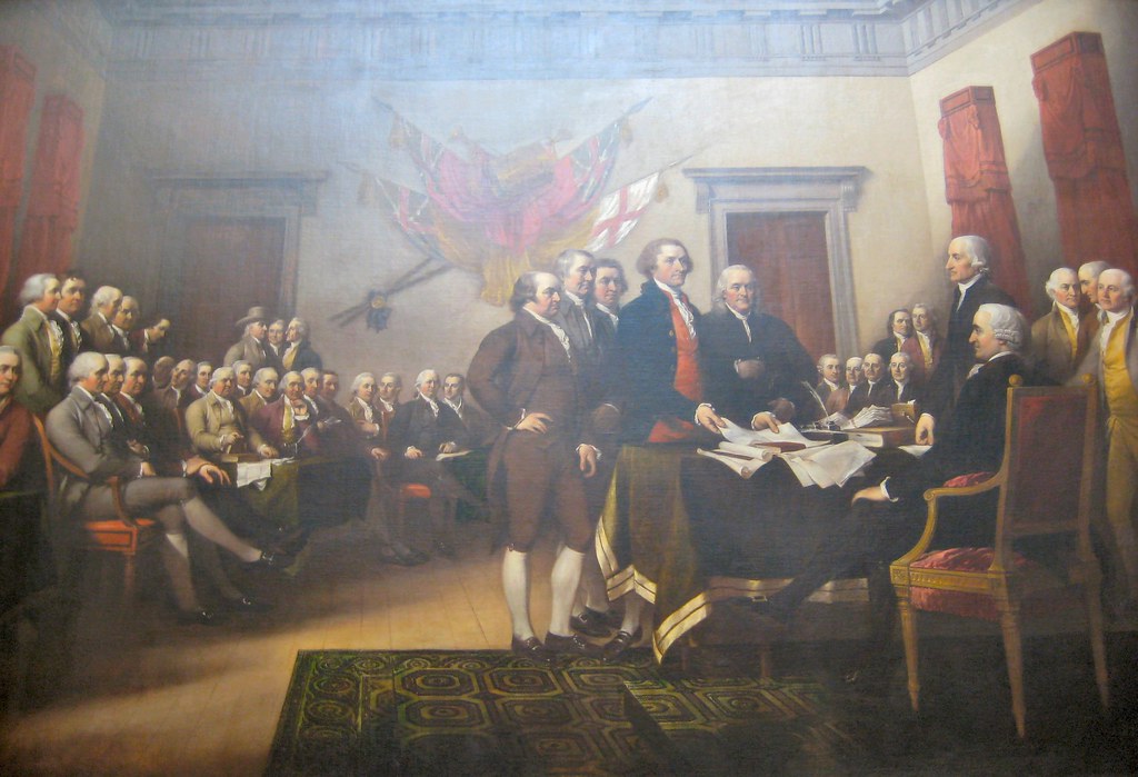 Declaration of Independence by John Trumbull, 1819 in the … Flickr