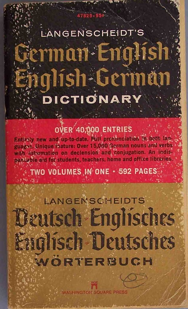 langenscheidt's germanenglish englishgerman dictionary Flickr