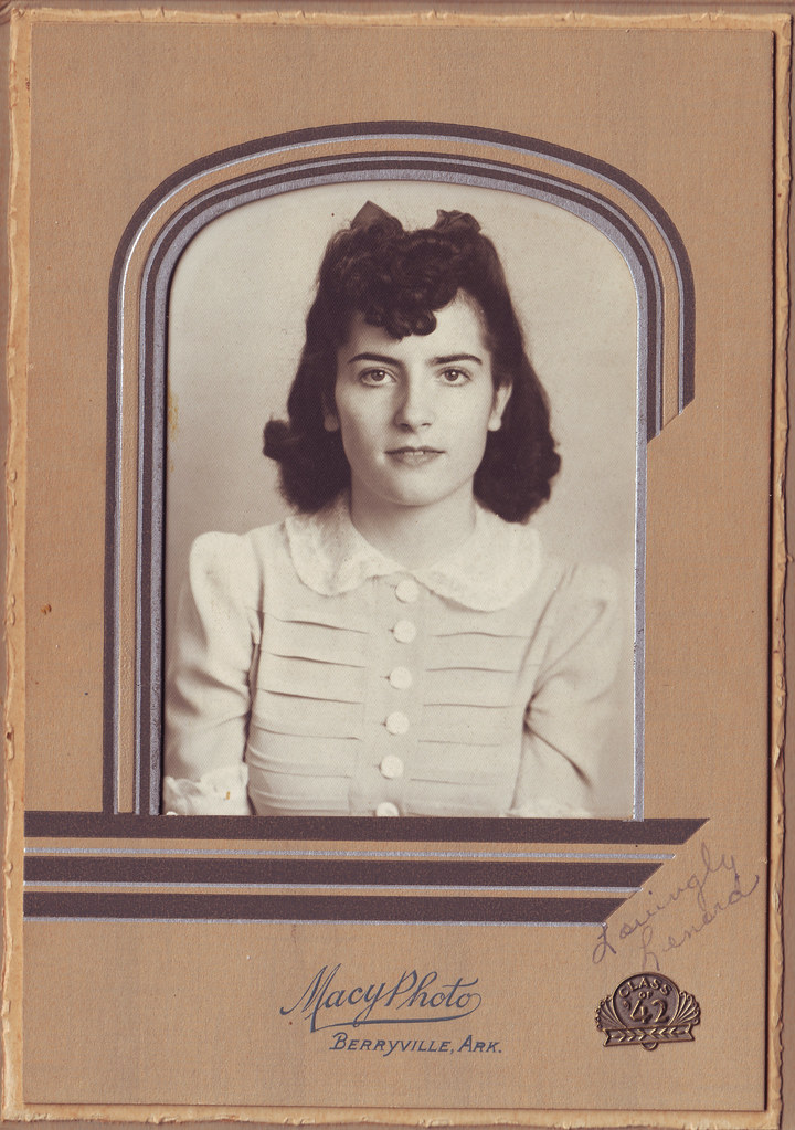 lenora class of 1942 Vintage high school portrait. Every… Flickr