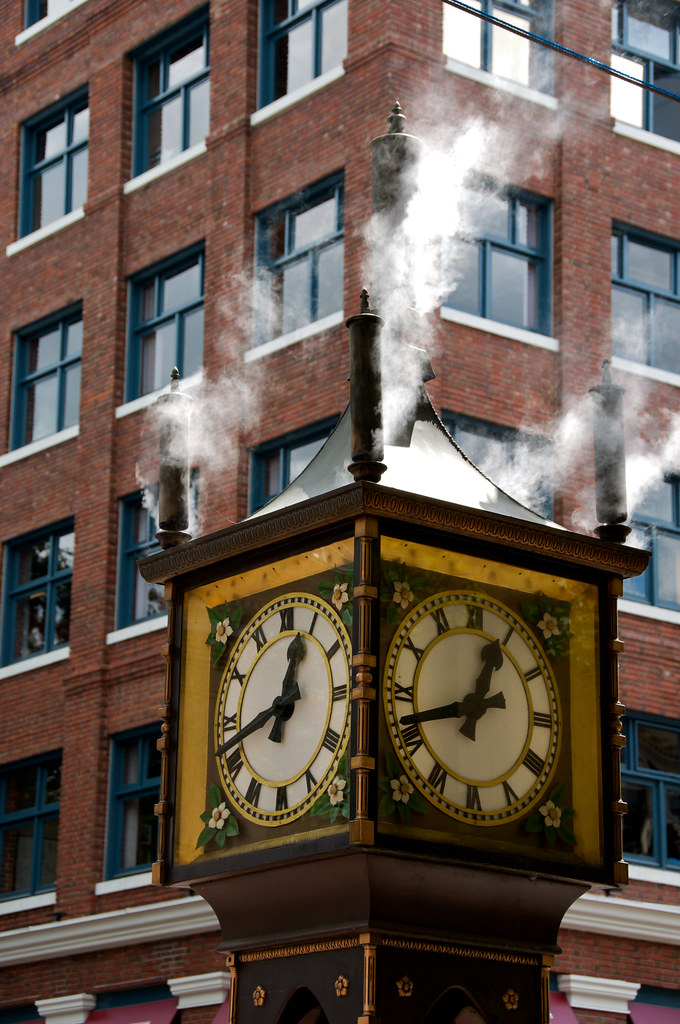 Steam Clock, Gastown, Vancouver Flickr