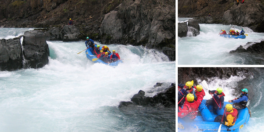 White water rafting The most difficult part of the ride. T… Flickr