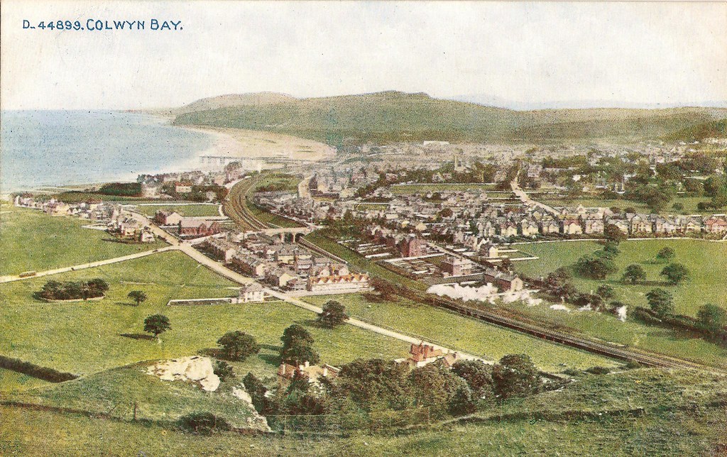 Colwyn Bay, Clwyd, Wales (2) Old Postcard Andy Lawrence Flickr