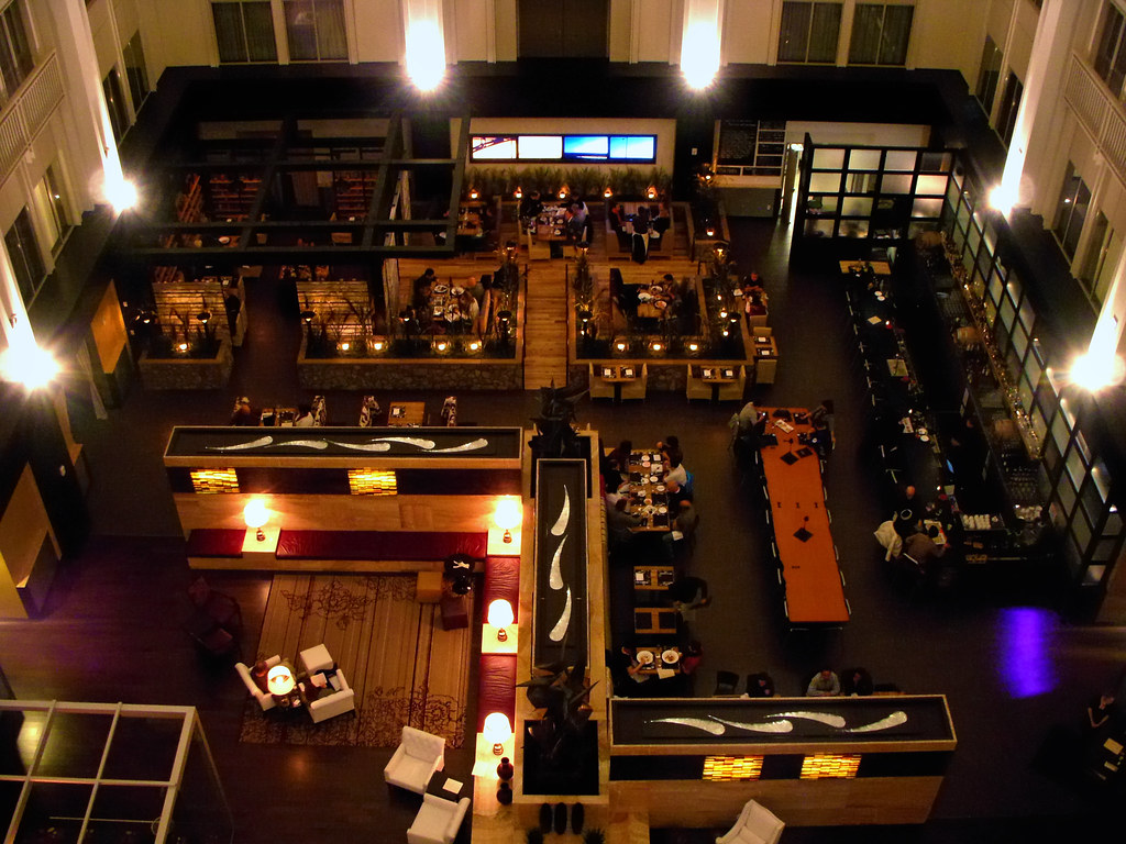 View of the Atrium from Club Lounge at The Nines, Portland… Flickr