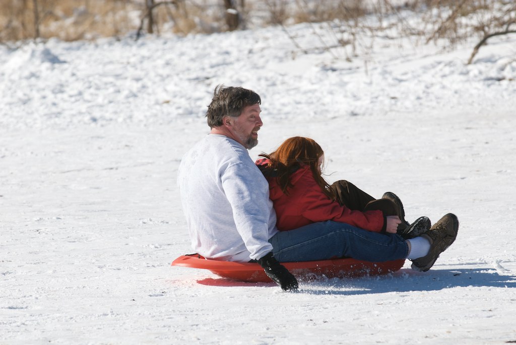 Sledding 117 Finally snow in the slopes of Donaldson Park,… Flickr