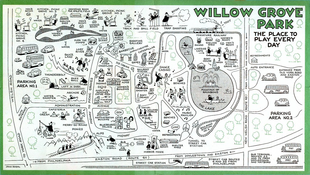 PRT map of Willow Grove From a Philadelphia Rapid Transit … Flickr