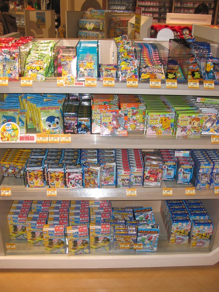 Various goods at the Pokémon Center Ryan Bayne Flickr