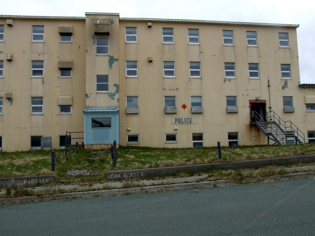 Police Up the hill from Adak is Marine Land. This area is … Flickr