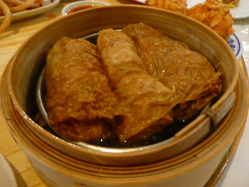 Vegetable bean curd roll Dim sum with siblings, partners a… Flickr