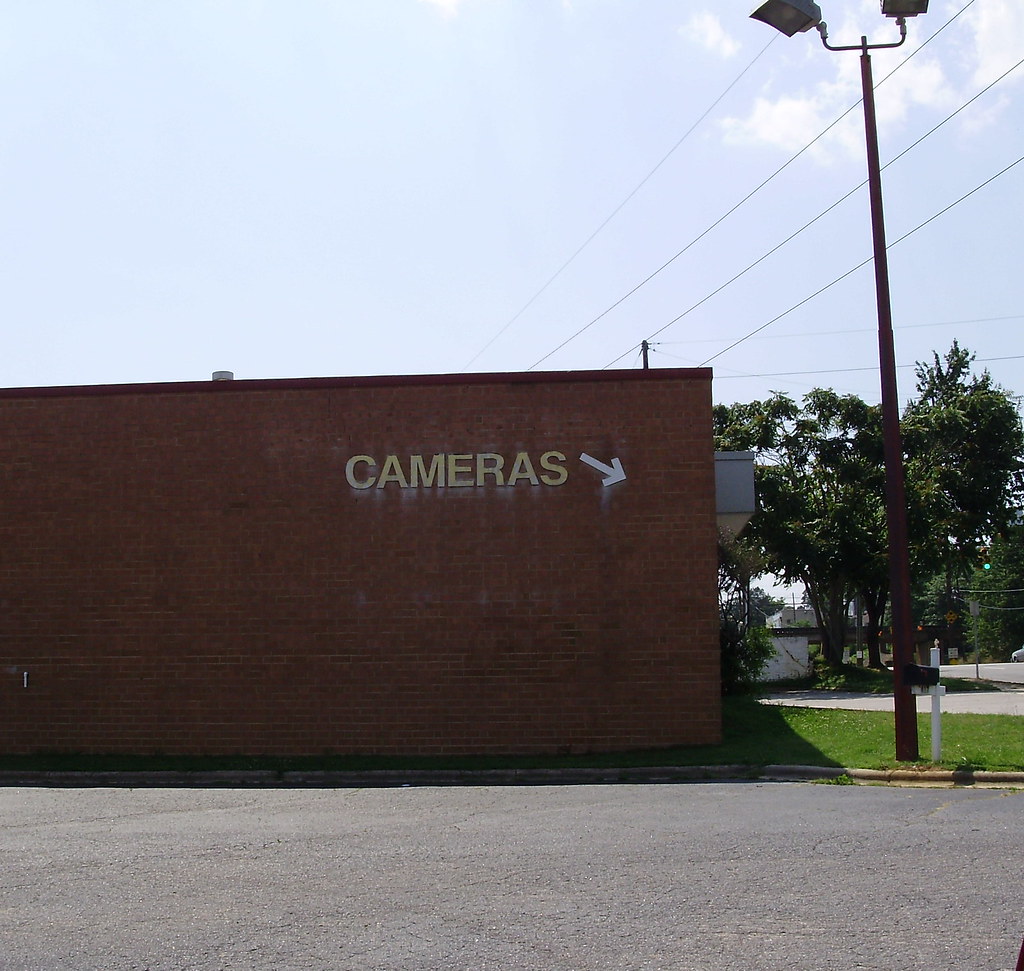 cameras building near downtown Raleigh, NC 333 (only half evil