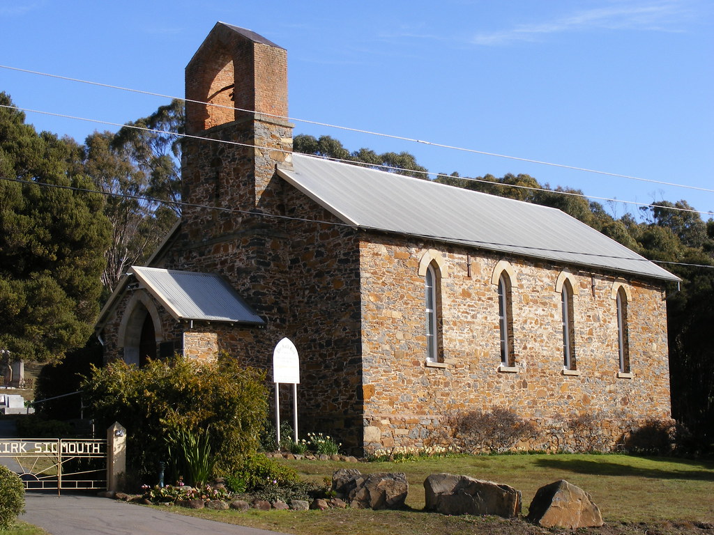 Sidmouth On the Tamar River, Nth Tasmania. Old Kirk, Sidmo… Flickr