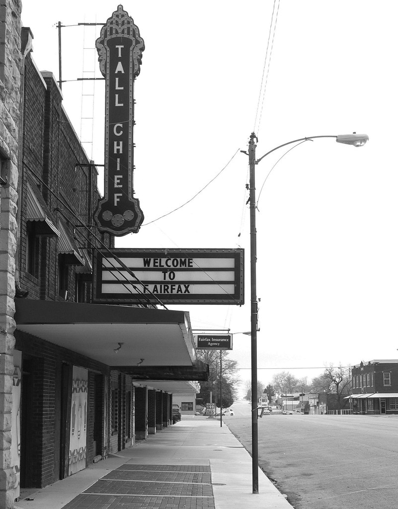 Tall Chief Theater Fairfax, Oklahoma. Wade Harris Flickr