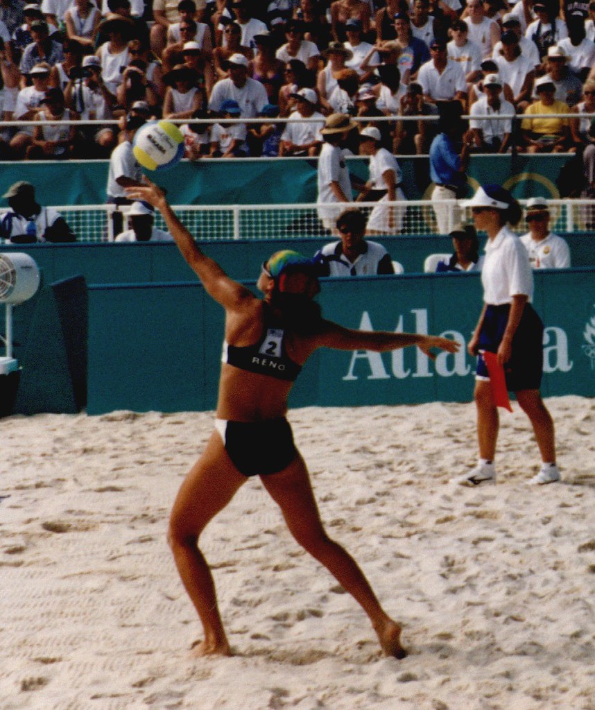 11b Nancy Reno July 25, 1996 Beach Volleyball Olympics… Flickr