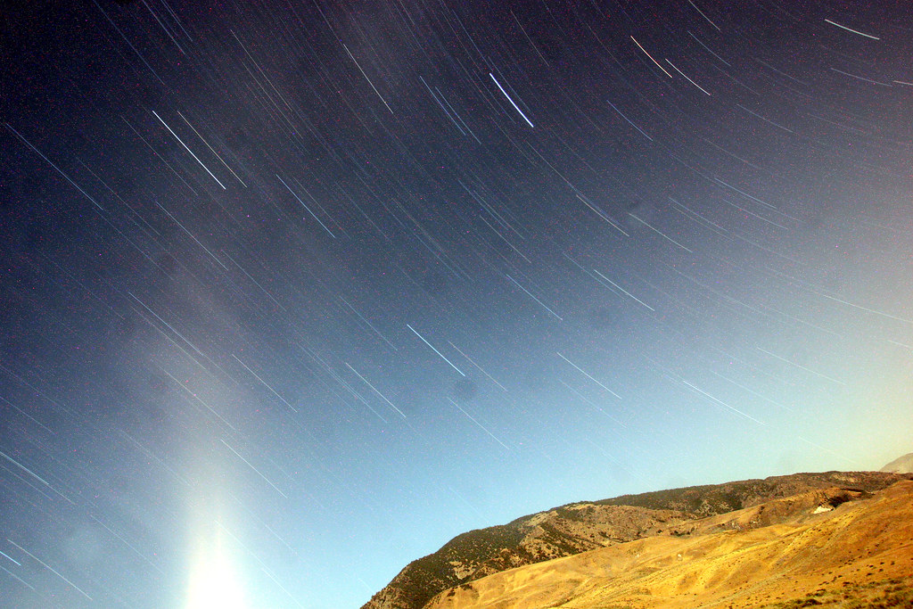 Perseid meteor showers tonight 38 minute exposure with moo… Flickr