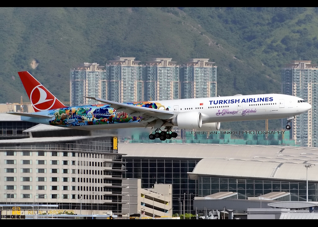 B777300ER Turkish Airlines San FranciscoIstanbul TCJJU VHHH