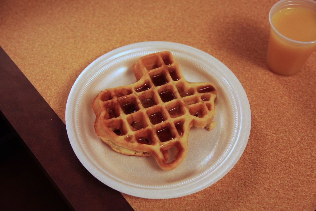 Texasshaped waffle Lauren Ayres Flickr