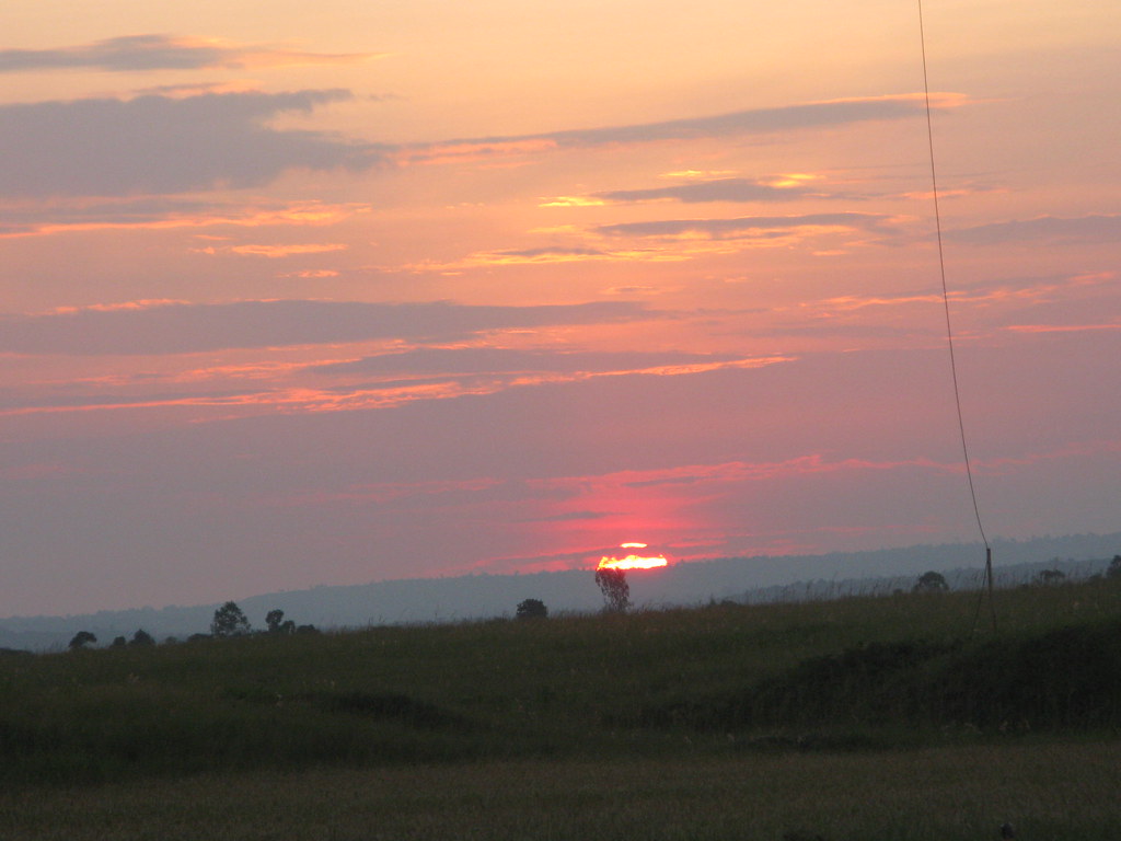 Sunset Sunset view from the Kisumu airport in Kenya Isaiah Esipisu