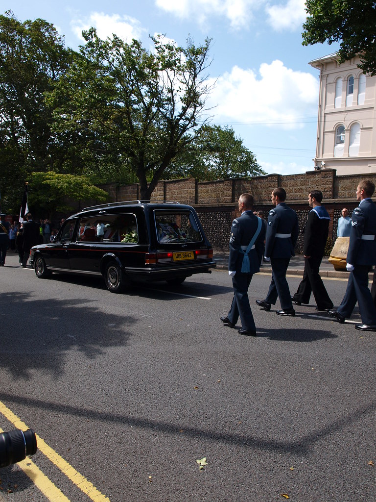 Hearse and Escort Dan Wilson Flickr