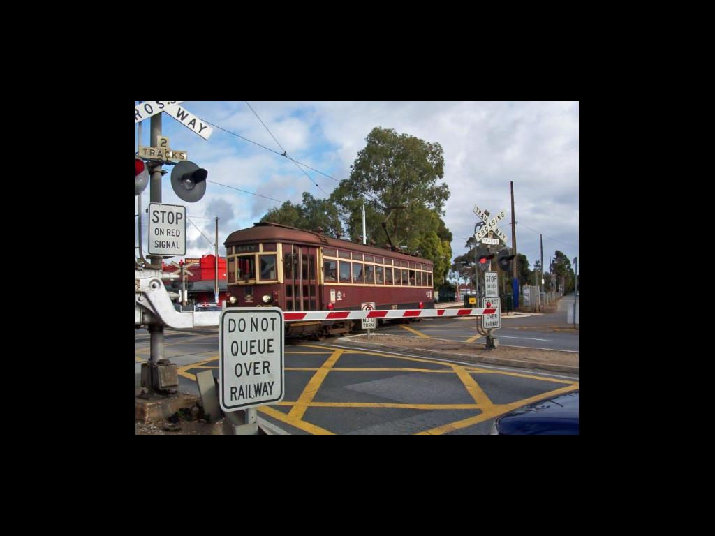 Adelaide H class vintage tram 357 Goodwood Road crossing Flickr