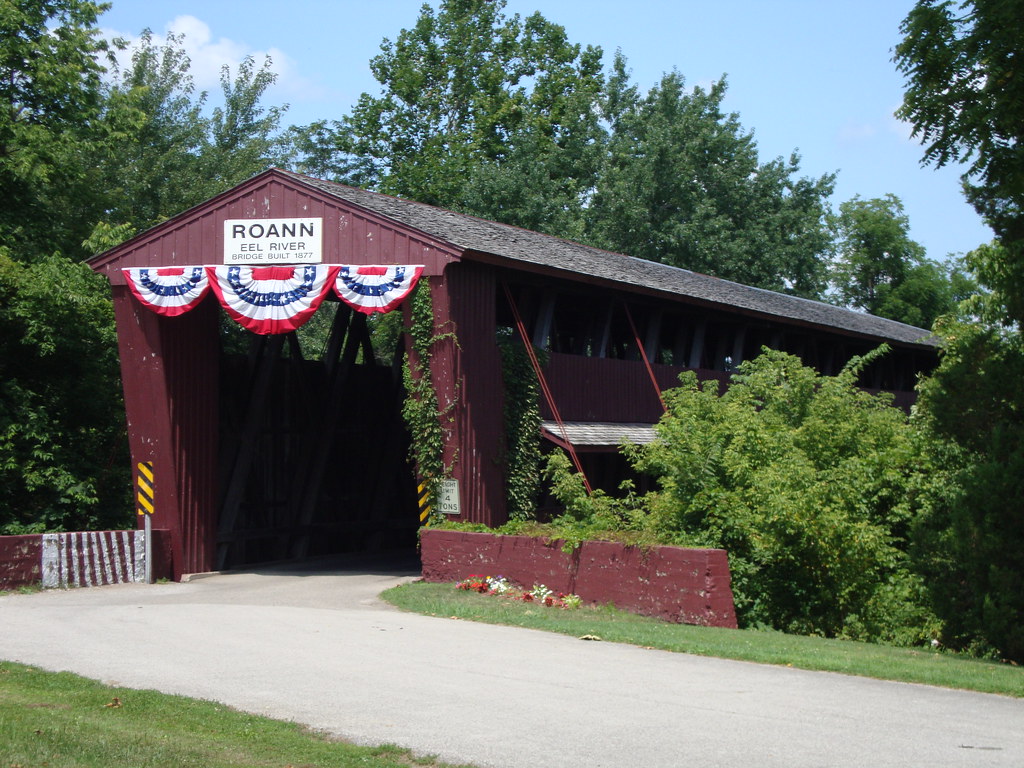 Roann Covered Bridge (Roann, Indiana) Located over the Eel… Flickr