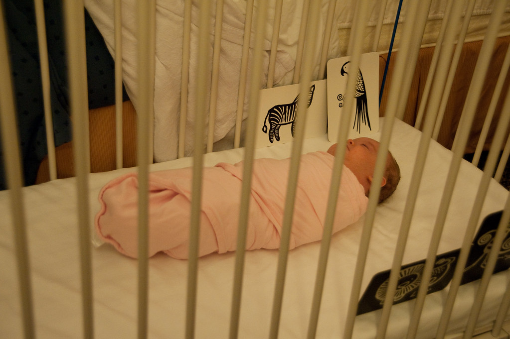 In baby jail The crib we got at the hotel was pretty funny… Flickr