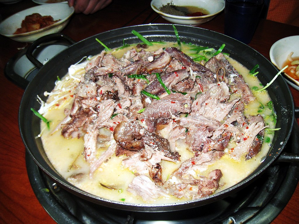 Sopa de Perro / Dog Soup / Bosintang 보신탕 Dog soup is a tra… Flickr