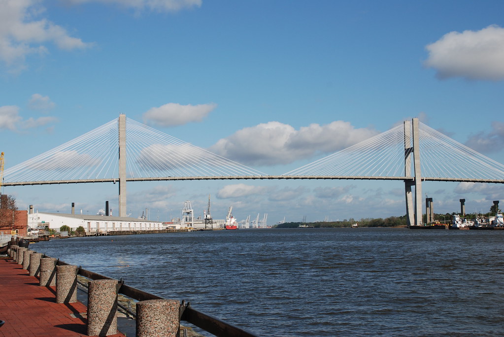 Bridge in Savannah over off River St hammoudi.design Flickr