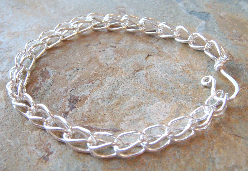Fine Silver fused old world chain Fine silver, fused and l… Flickr
