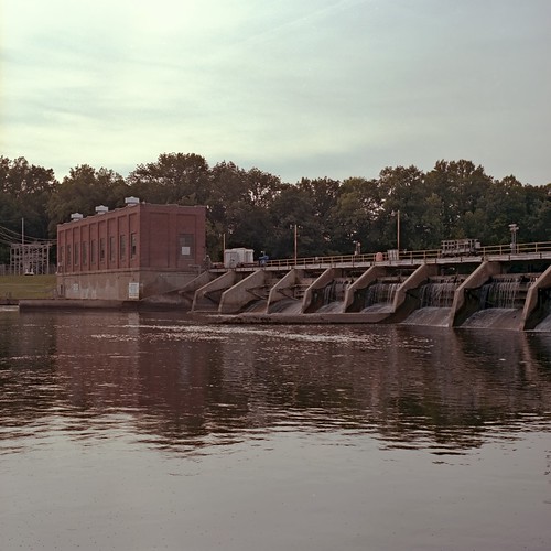 Mottville Dam Early evening photo of the Mottville Dam at … Flickr