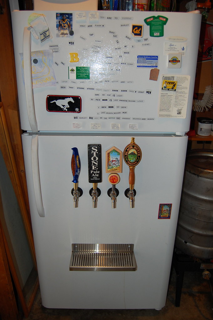 The Kegerator At home in Los Angeles (Westchester), Calif.… Pete