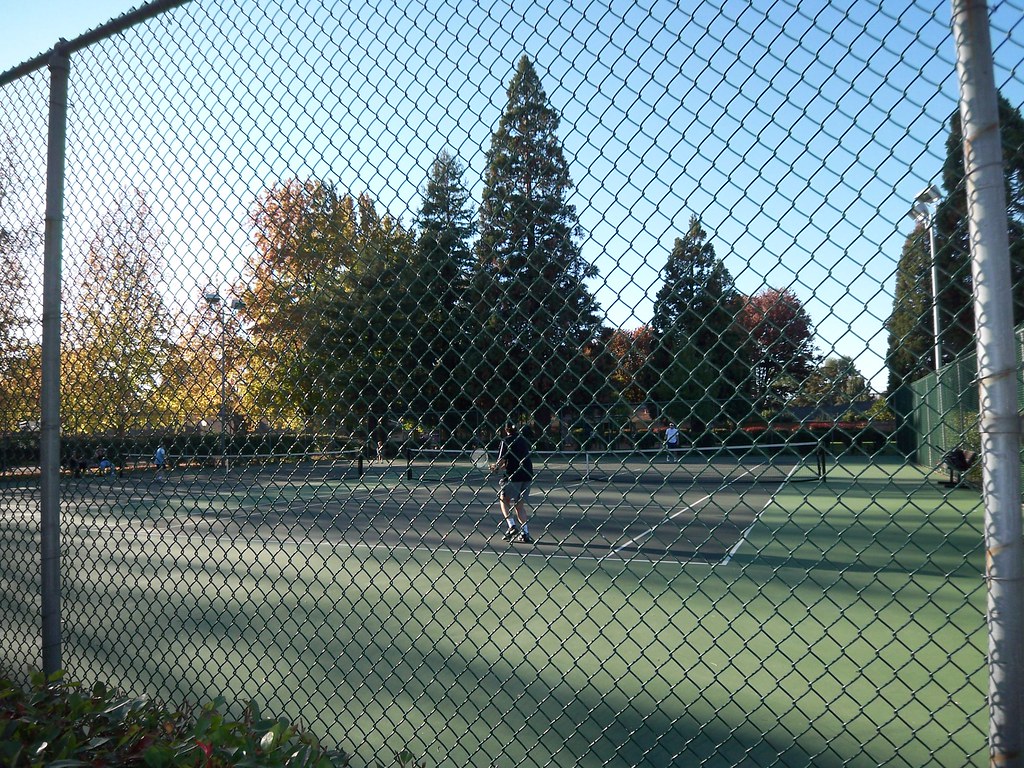 Tennis at River Park In River Park, this tennis court is w… Flickr