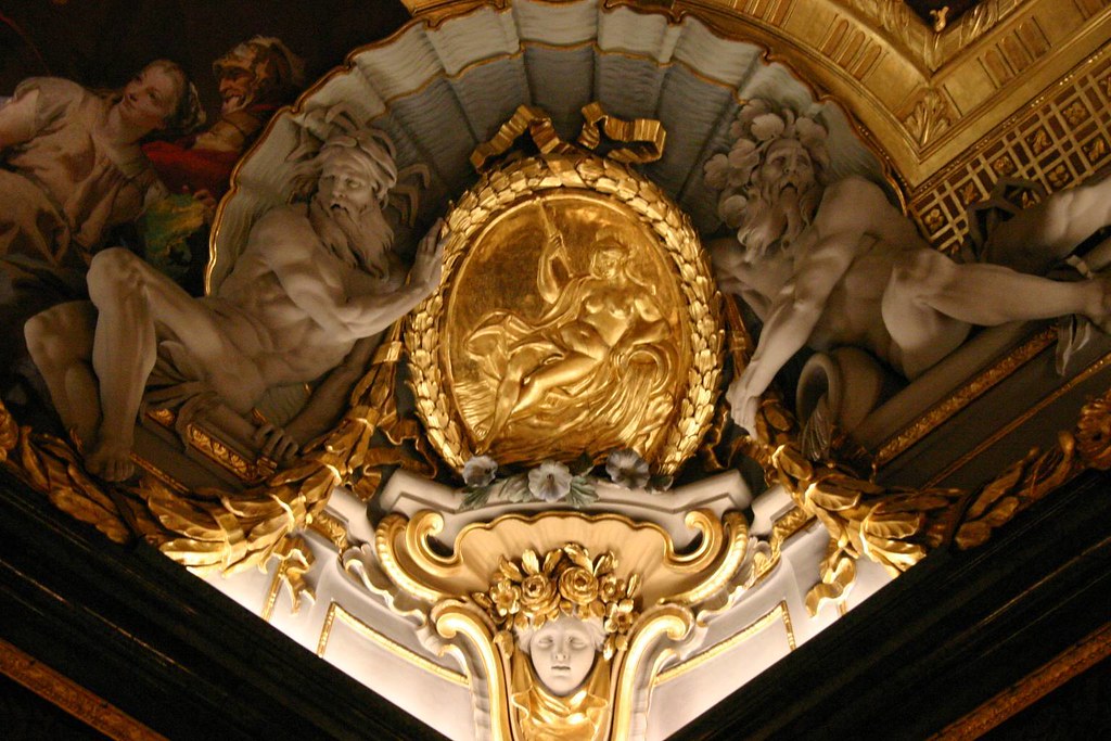 Elaborate corner in the Palacio Real, Madrid I took this p… Flickr