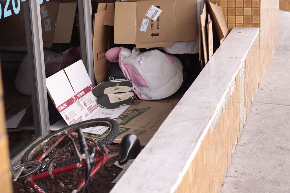 the cardboard box Homeless in New Westminster, B.C. Or may… Flickr