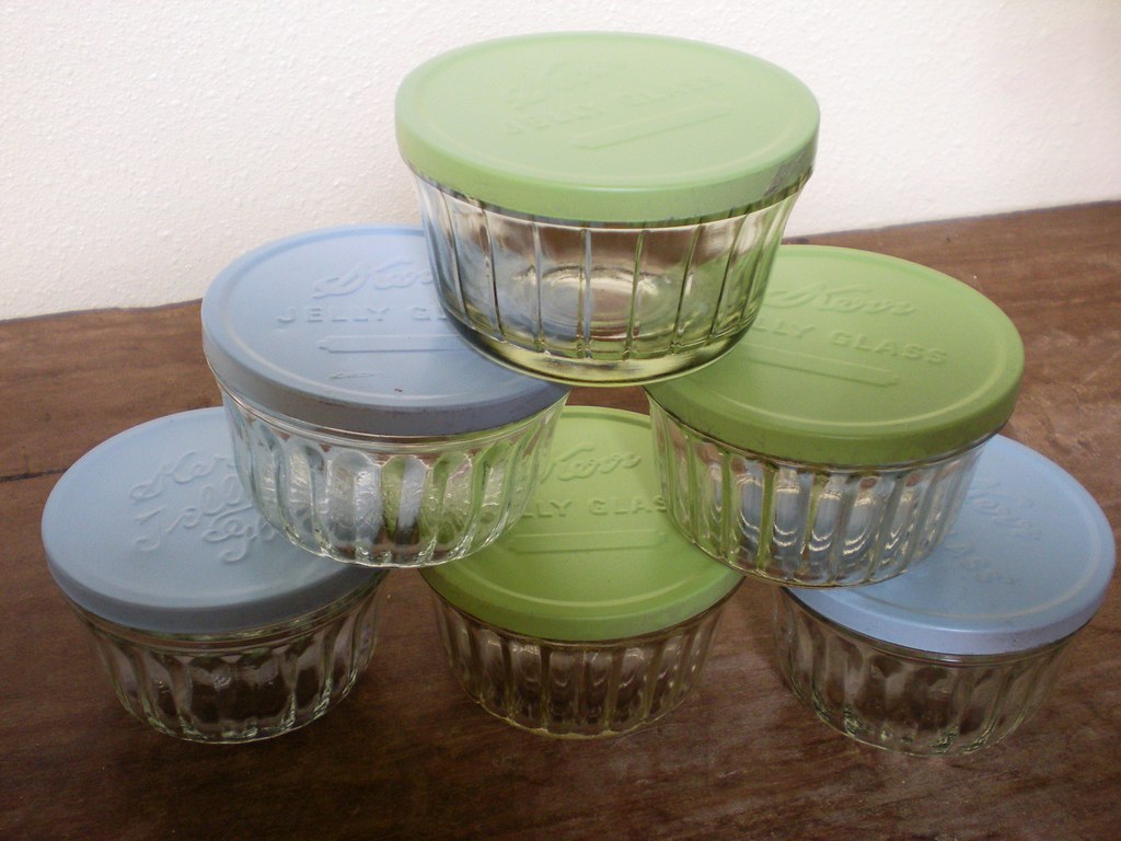 New Life for Vintage Jelly Jars The lids of these jars wer… Flickr