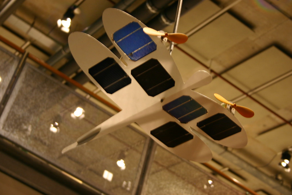 Magic Metal Reflect light from a mirror to solar panels on… Flickr