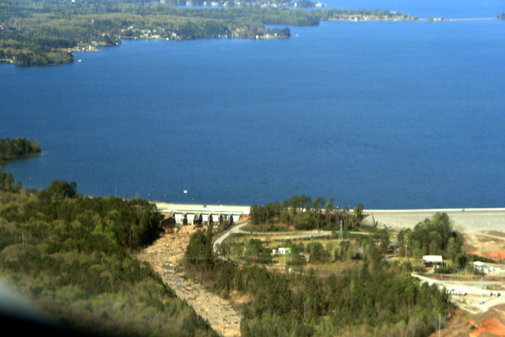 Lake Murray Dam spillway Vrider Flickr