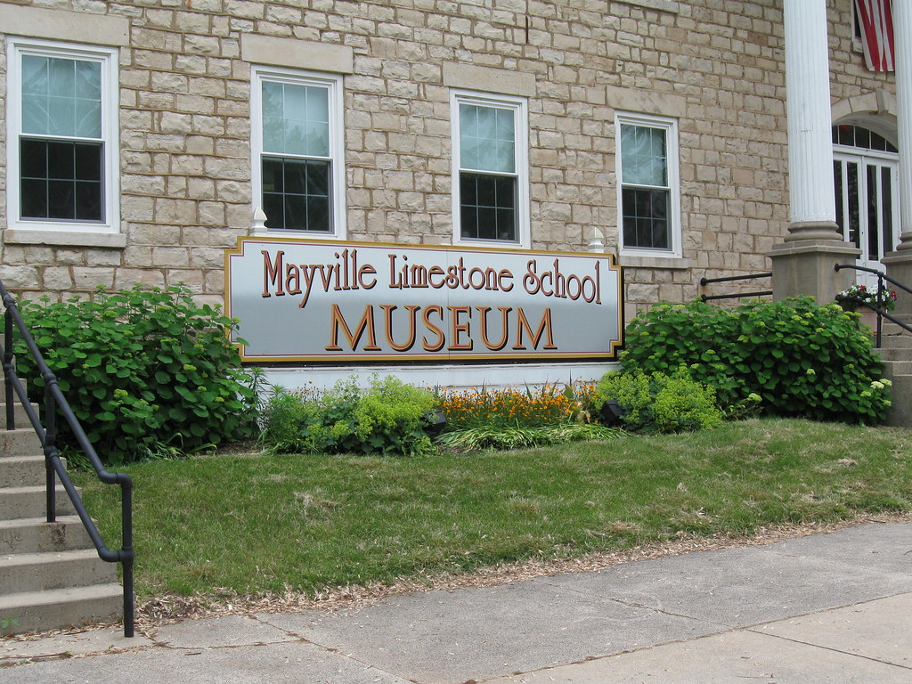 044 Mayville WI Limestone School Museum Charlie R Linda F Flickr