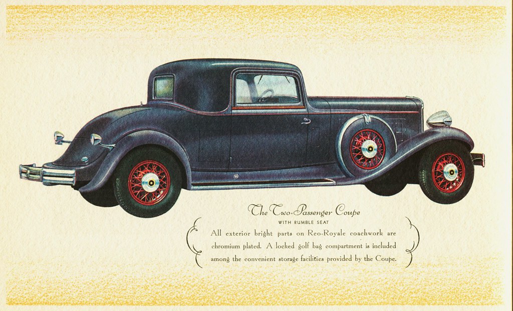 1932 Reo Royale TwoPassenger Coupe Alden Jewell Flickr