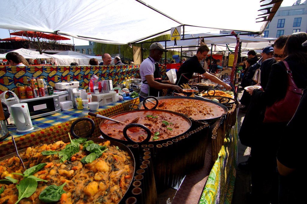 WestAfrican Food Stall in Camden spaztacular Flickr
