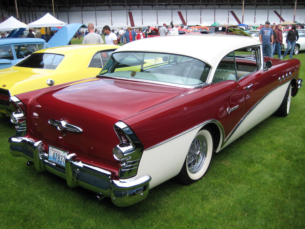 '55 Buick Century Push Rods Car Show, Hoquiam, Washington,… JOHN