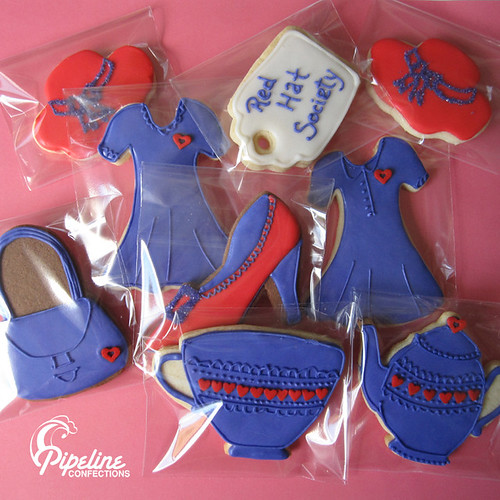 Red Hat Society cookies wrapped up My daughters and I infi… Flickr