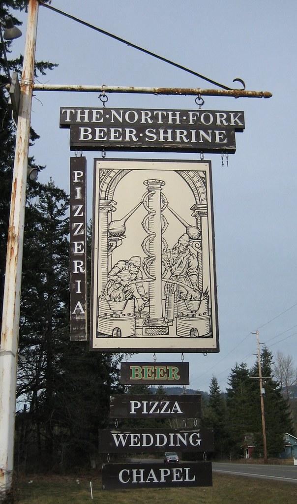 North Fork Brewery Pub Beer Shrine North Fork Brewing in… Flickr