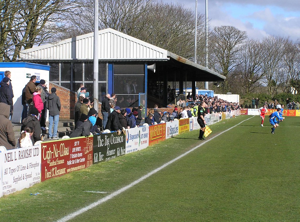 Stair Park, Stranraer Stranraer v Ayr United, Scottish Lea… Flickr