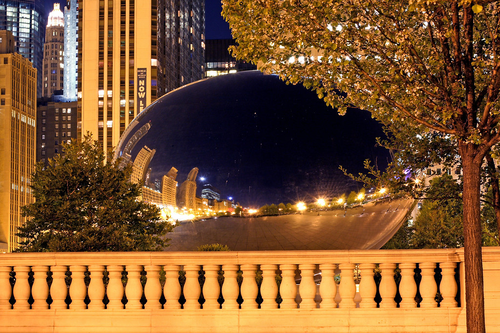 mirror ball cloud gate, chicago jeremy san juan Flickr