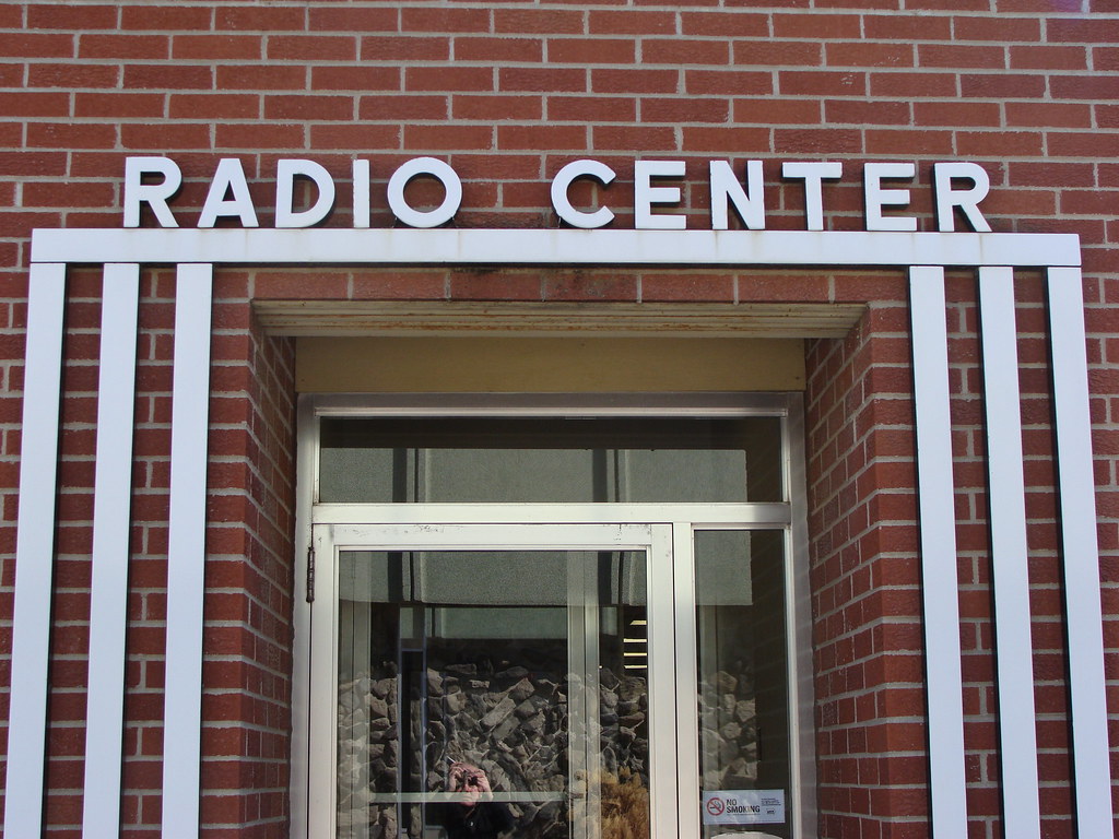 Radio Center Entrance to KMA radio station, one of the old… Flickr