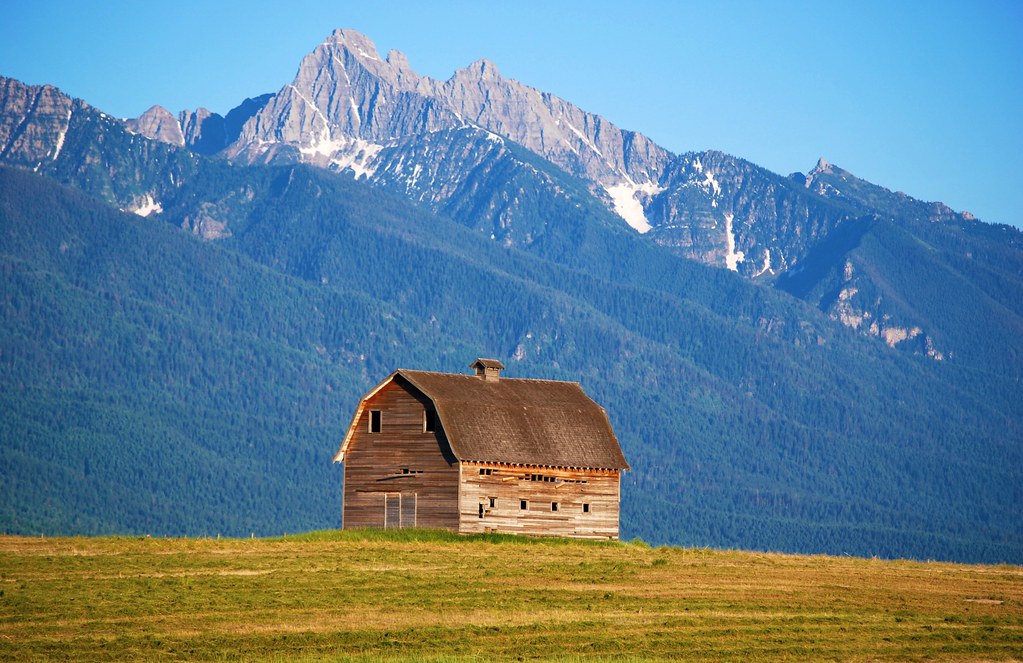 Mission Valley Barn...Ronan, Montana Please View On Black … Flickr