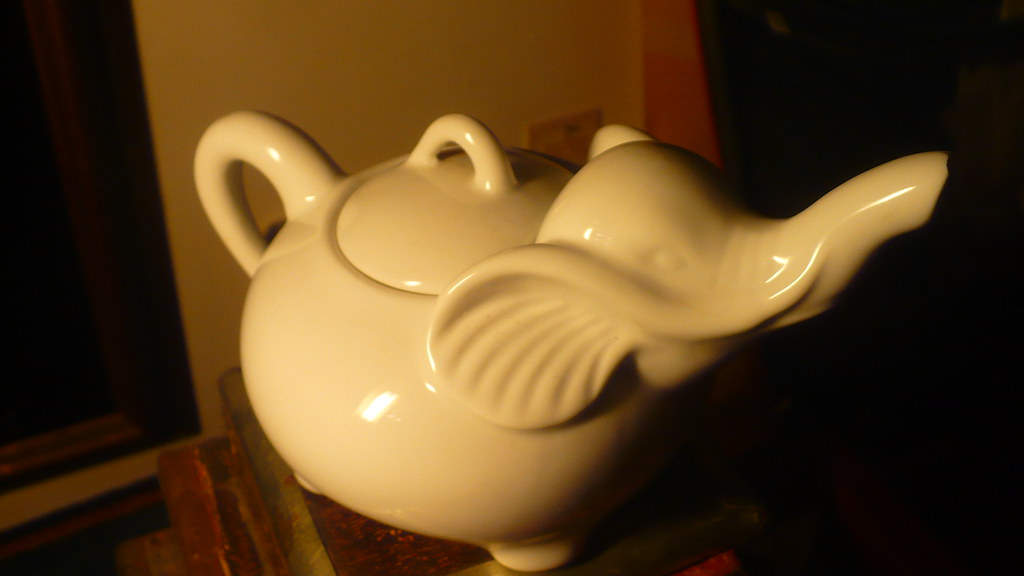 Cute Elephant Teapot I Bought At A Flea Market Outside Ver… Flickr