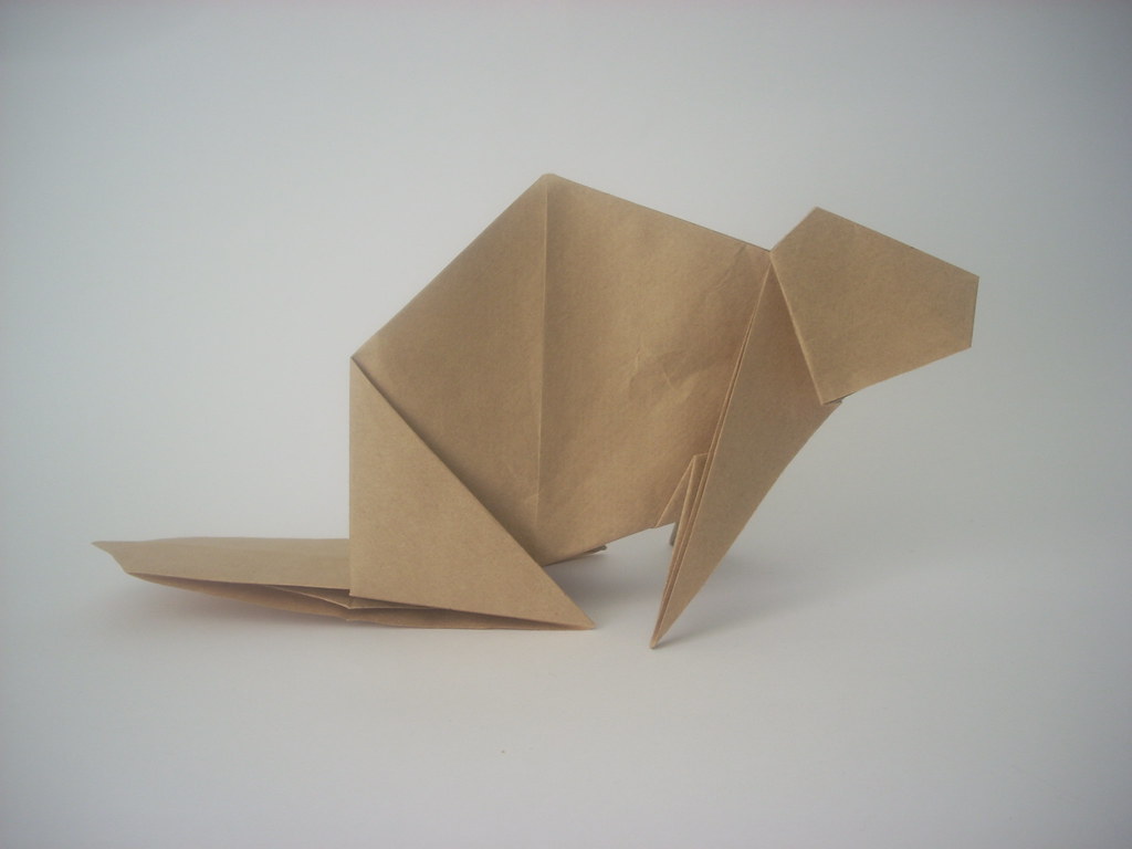 Castor Beaver ビーバー Designed by Brian Chan(USA) Folded… Flickr