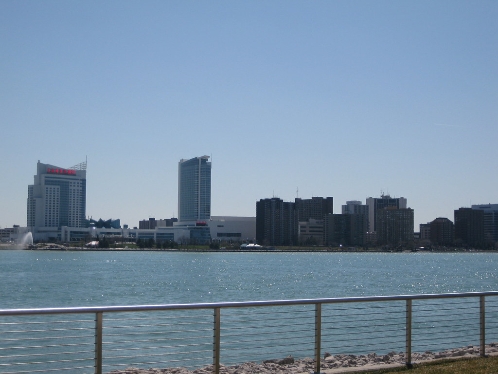 Windsor Skyline Windsor, Ontario's skyline as seen from De… Flickr