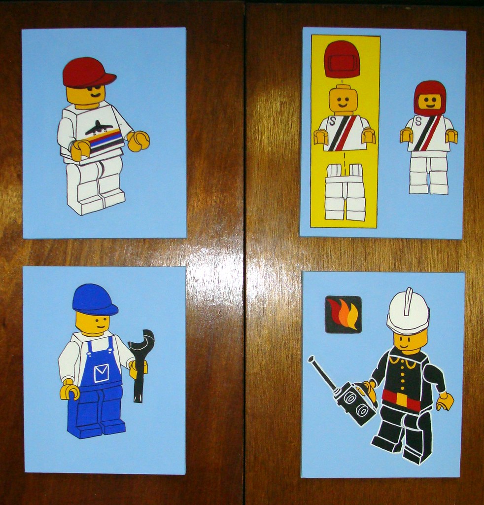 Minifig Painting Gallery All 4 Minifig Paintings from the … Flickr