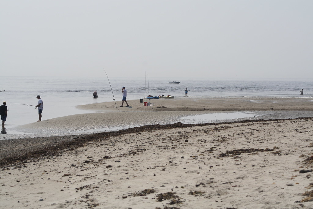 08 15_5714 Fishing on Parson's Beach, Kennebunk, Maine. Michael O